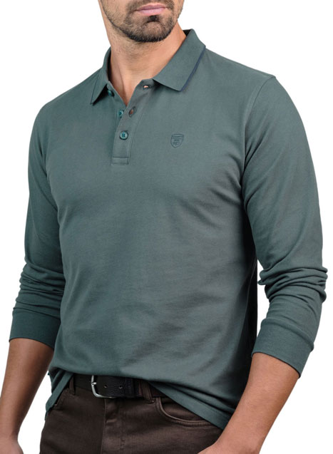 Ανδρικό Polo Manetti casual green