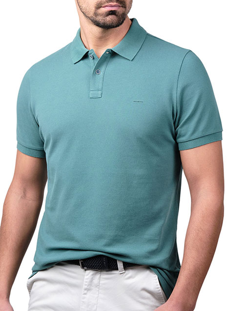 Ανδρικό Polo Manetti casual green