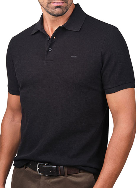 Ανδρικό Polo Manetti casual black