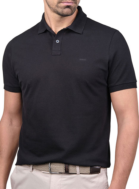Ανδρικό Polo Manetti casual black