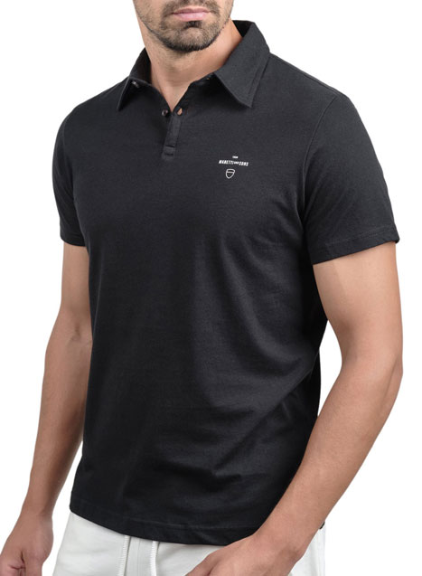 Ανδρικό Polo Manetti casual black