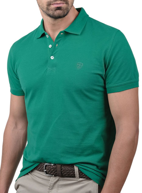 Ανδρικό Polo Manetti casual mint