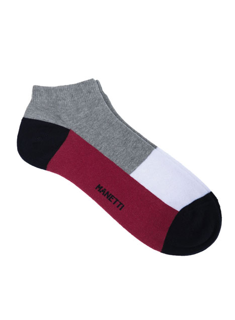 Ανδρική Κάλτσα σοσόνι Manetti casual red grey