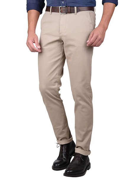 MEN'S MANETTI TROUSER CHINOS CASUAL  BEIGE