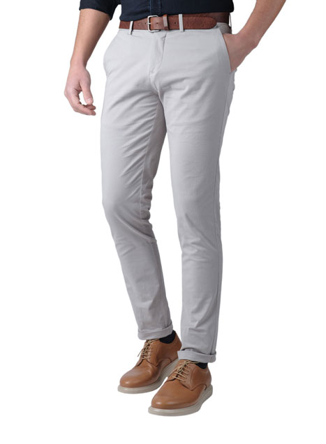 MEN'S MANETTI TROUSER CHINOS CASUAL  GREY