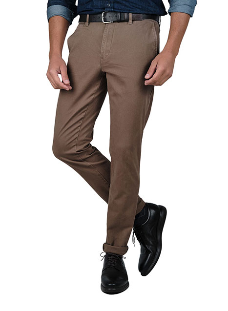MEN'S MANETTI TROUSER CHINOS CASUAL  FANGO