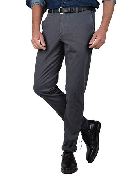 MEN'S MANETTI TROUSER CHINOS CASUAL  GREY