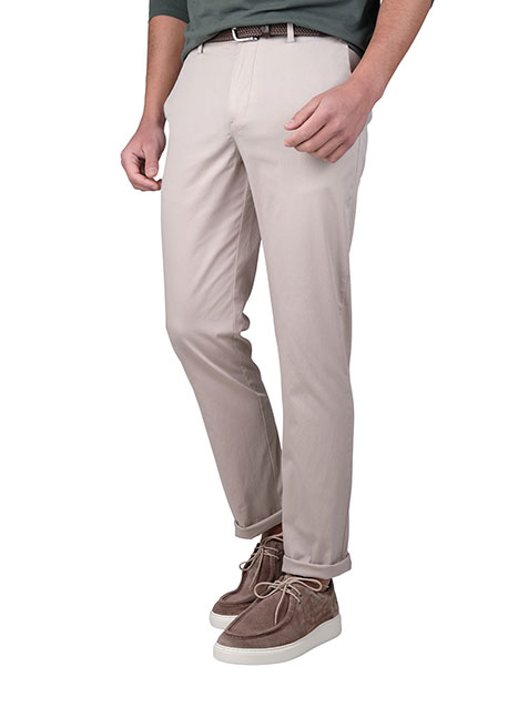 Ανδρικό Παντελόνι chinos Manetti casual beige