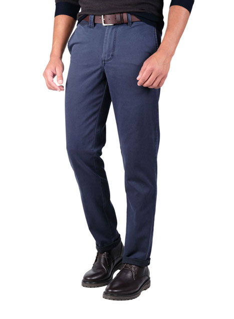 MEN'S MANETTI TROUSER CHINOS CASUAL  INDIGO BLUE