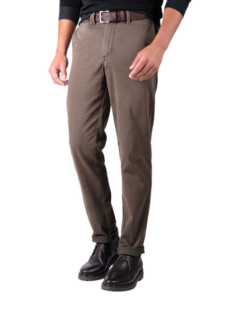 MEN'S MANETTI TROUSER CHINOS CASUAL  BROWN