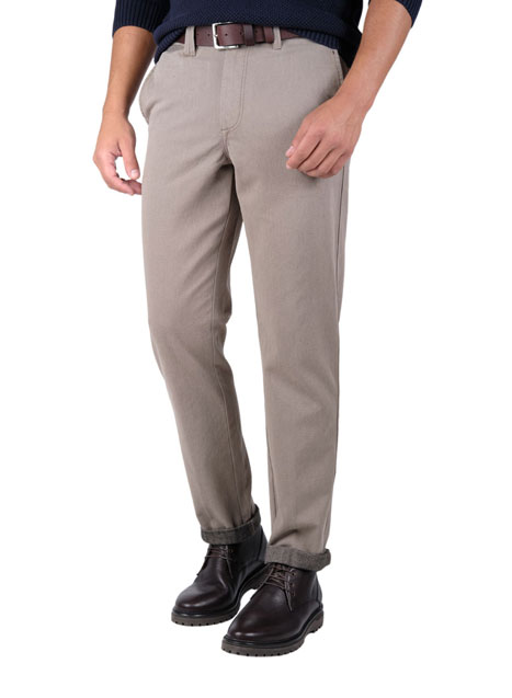 MEN'S MANETTI TROUSER CHINOS CASUAL  FANGO