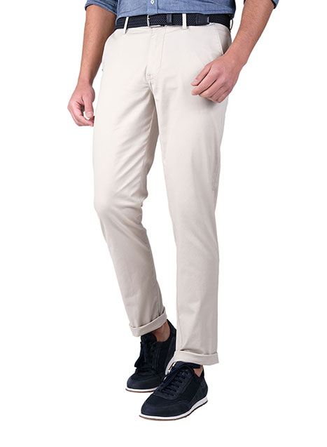 MEN'S MANETTI TROUSER CHINOS CASUAL  ICE