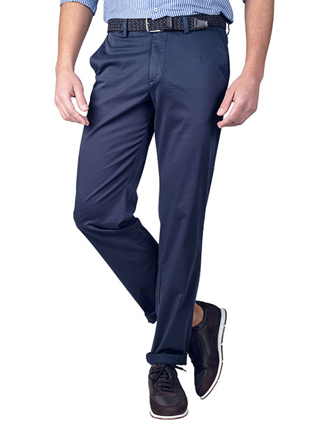 MEN'S MANETTI TROUSER CHINOS CASUAL  BLUE