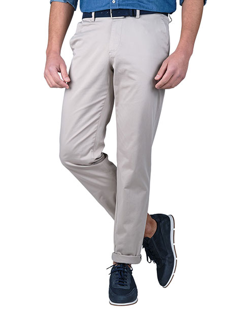 MEN'S MANETTI TROUSER CHINOS CASUAL  GREY