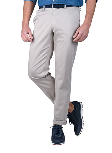 Ανδρικό Παντελόνι chinos Manetti casual grey