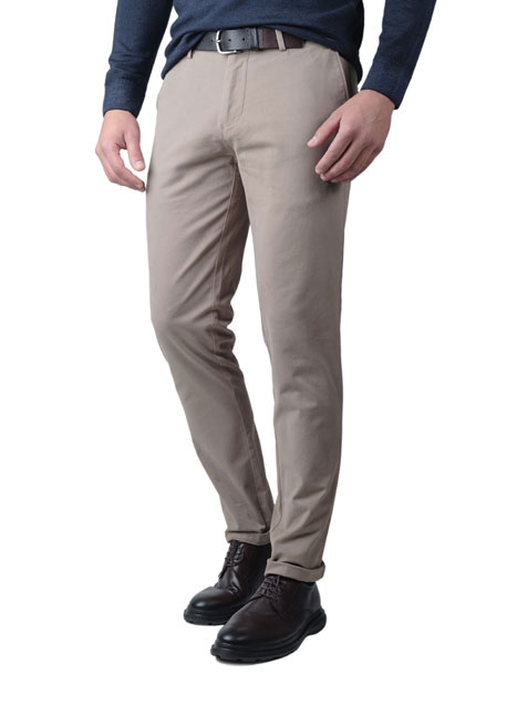 MEN'S MANETTI TROUSER CHINOS CASUAL  LIGHT FANGO