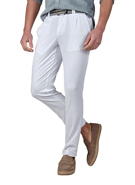 Ανδρικό Παντελόνι Jogging Manetti casual white