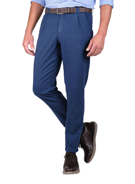 Ανδρικό Παντελόνι chinos Manetti casual light blue