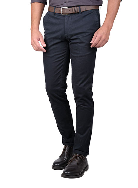 MEN'S MANETTI TROUSER CHINOS CASUAL  BLUE