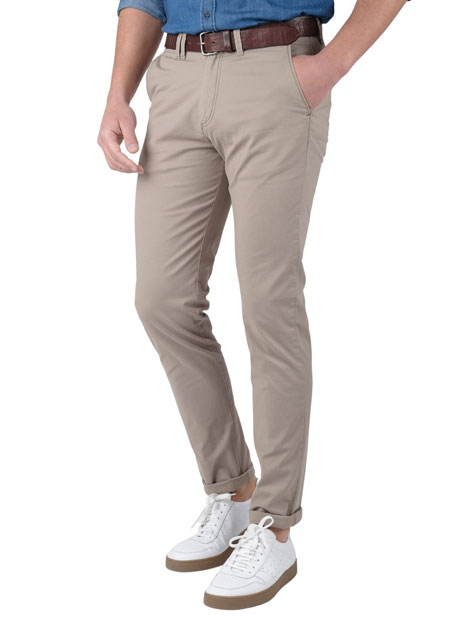 MEN'S MANETTI TROUSER CHINOS CASUAL  BEIGE