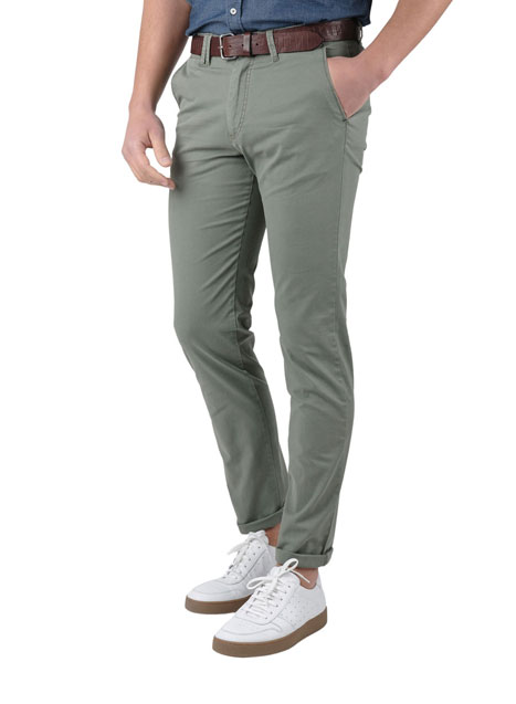 MEN'S MANETTI TROUSER CHINOS CASUAL  KHAKI GREEN
