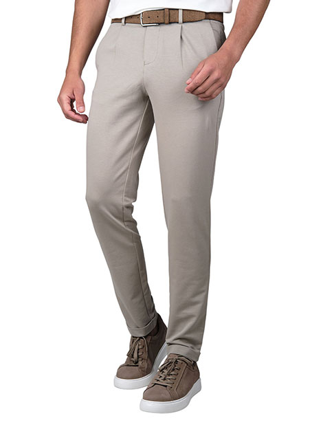 Ανδρικό Παντελόνι chinos Manetti casual beige