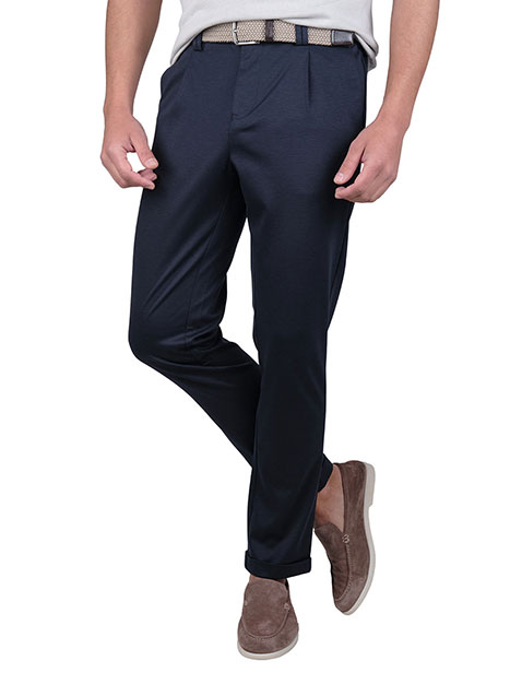 Ανδρικό Παντελόνι chinos Manetti casual blue