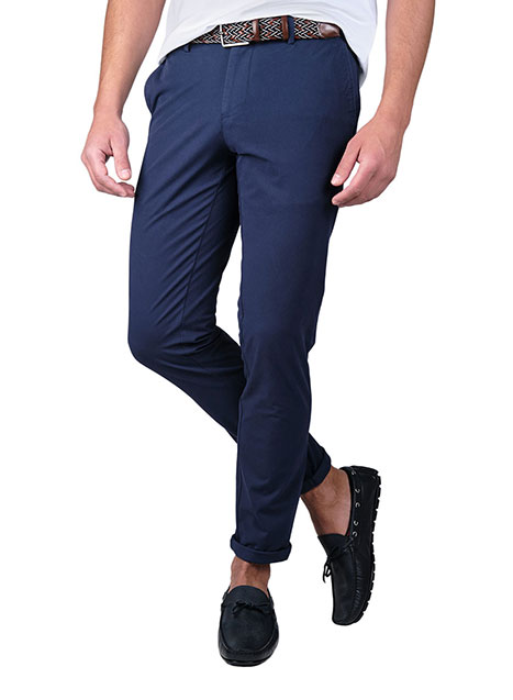 Ανδρικό Παντελόνι chinos Manetti casual blue