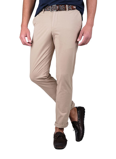 Ανδρικό Παντελόνι chinos Manetti casual beige