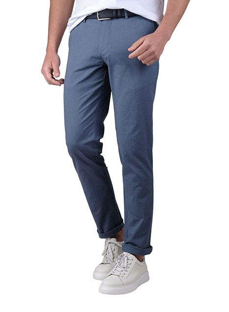 Ανδρικό Παντελόνι chinos Manetti casual light blue