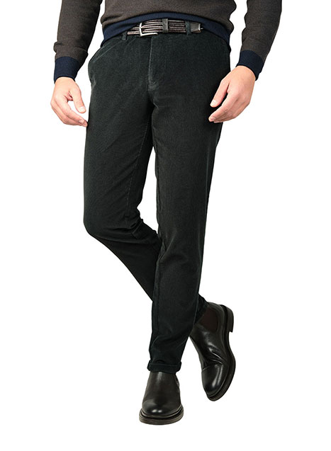 MEN'S ΠΑΝΤΕΛΟΝΙ ΚΟΤΛΕ MANETTI CASUAL  DARK GREEN