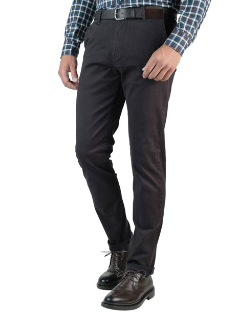 MEN'S MANETTI TROUSER CHINOS CASUAL  BLACK