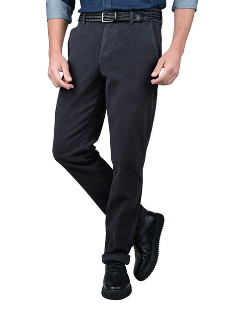 MEN'S MANETTI TROUSER CHINOS CASUAL  DARK GREY