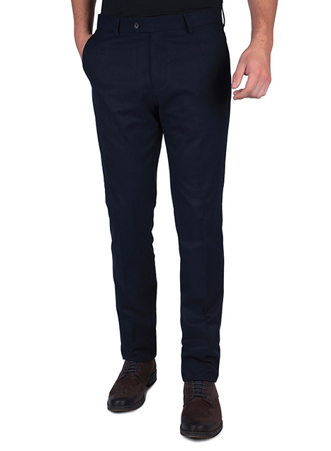 MEN'S MANETTI TROUSER CASUAL POLYESTER VISCOSE AND ELASTAN BLUE