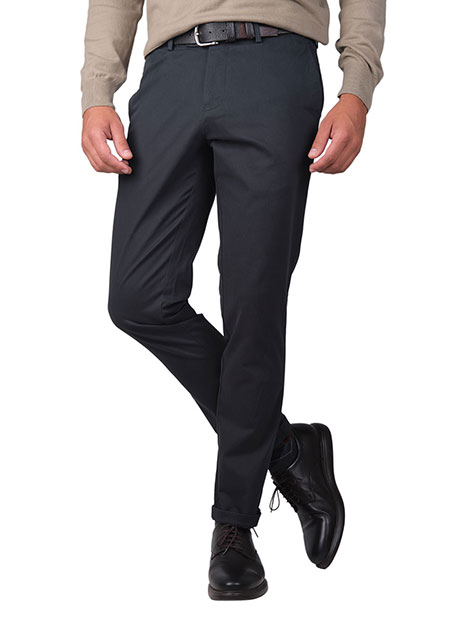 MEN'S MANETTI TROUSER CHINOS CASUAL  DARK GREY