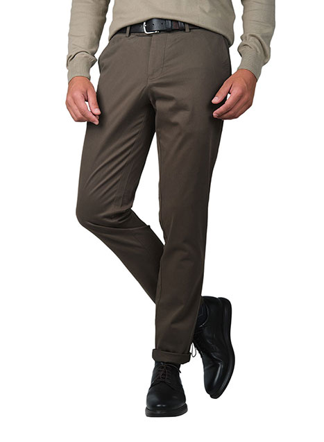 MEN'S MANETTI TROUSER CHINOS CASUAL  FANGO