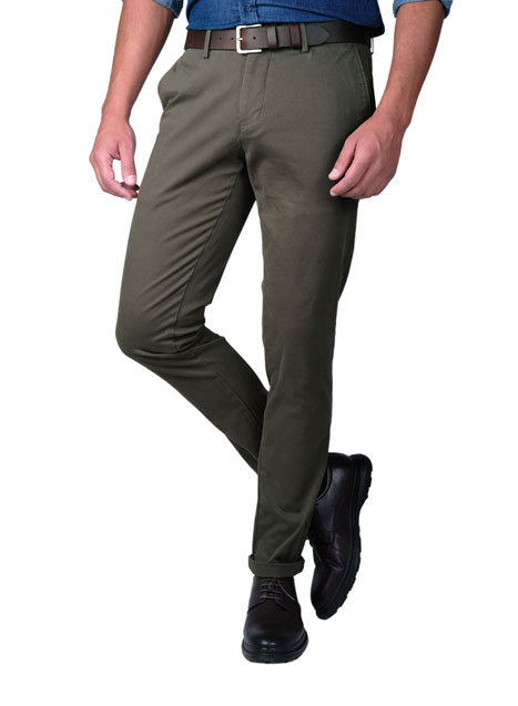 MEN'S MANETTI TROUSER CHINOS CASUAL  GREEN