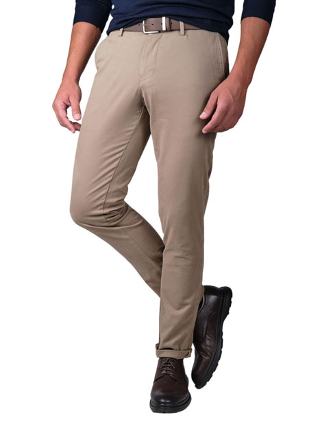 Ανδρικό Παντελόνι chinos Manetti casual beige