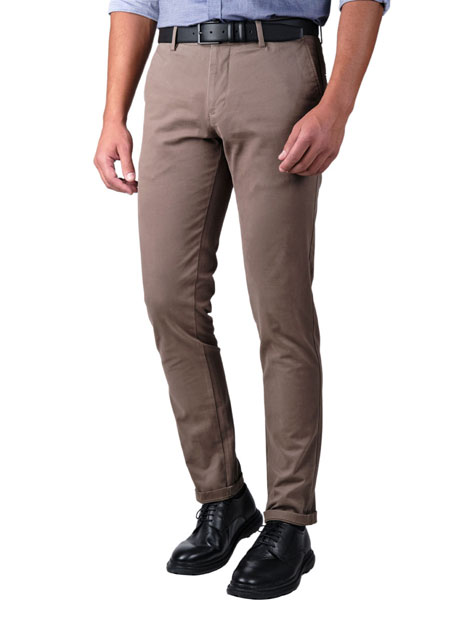 MEN'S MANETTI TROUSER CHINOS CASUAL  FANGO