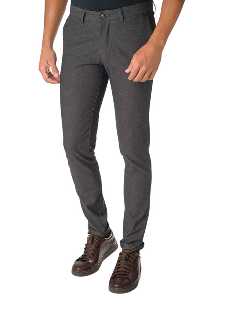 MEN'S MANETTI TROUSER CHINOS CASUAL  BLACK