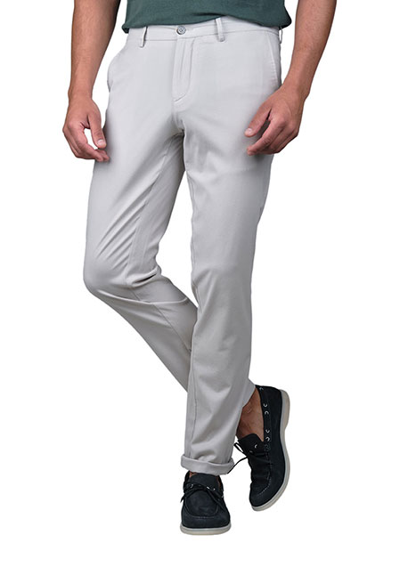 MEN'S MANETTI TROUSER CHINOS CASUAL  LIGHT GREY