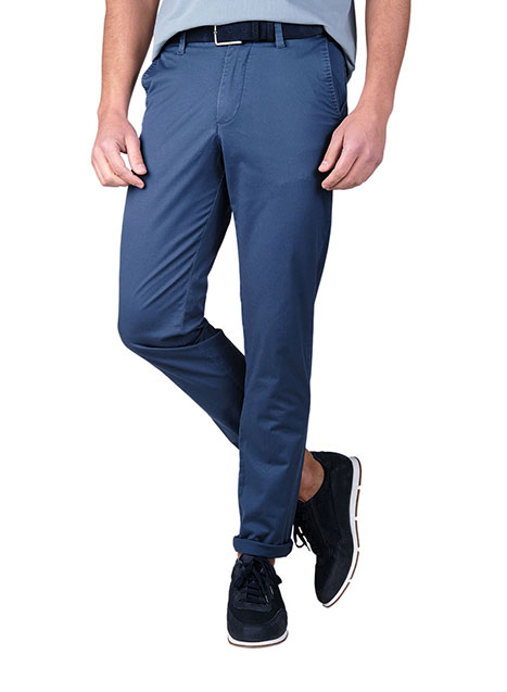 Ανδρικό Παντελόνι chinos Manetti casual indigo blue