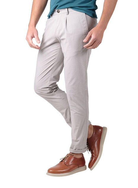 Ανδρικό Παντελόνι chinos Manetti casual beige