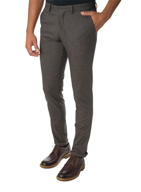 MEN'S MANETTI TROUSER CHINOS CASUAL  BEIGE BLACK