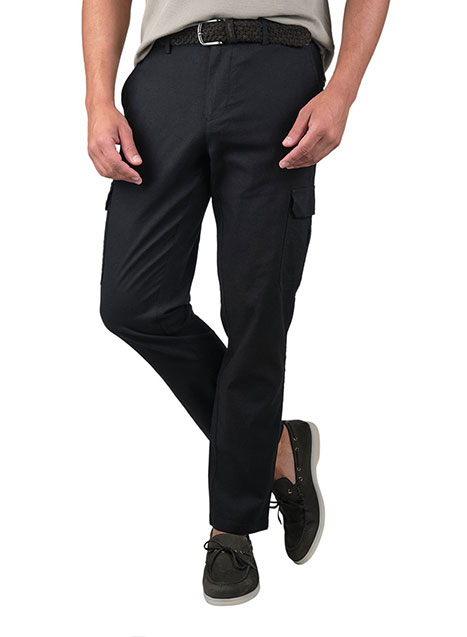 MEN'S CARGO MANETTI JEAN CASUAL  BLACK