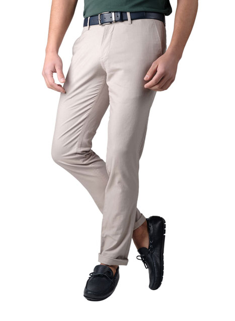 Ανδρικό Παντελόνι chinos Manetti casual beige