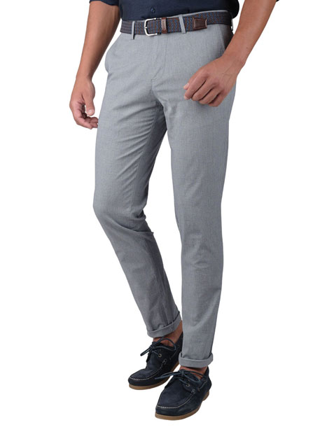 MEN'S MANETTI TROUSER CHINOS CASUAL  LIGHT GREY