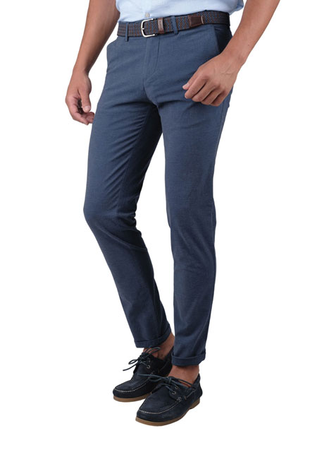 Ανδρικό Παντελόνι chinos Manetti casual blue