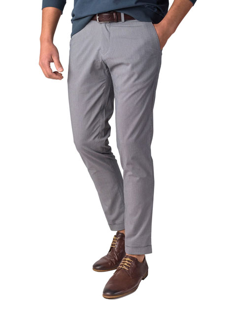 Ανδρικό Παντελόνι chinos Manetti casual grey-blue-beige