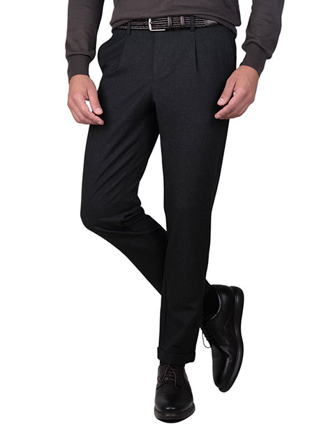 MEN'S MANETTI TROUSER CHINOS CASUAL  DARK GREY